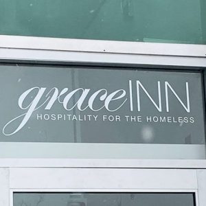 grace inn shelter doors